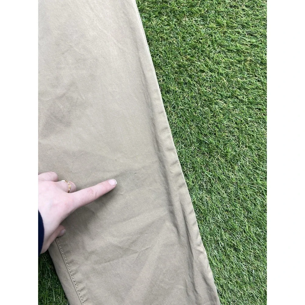 BKE Jake Pants Mens 33L 33x32 Tan Khaki Straight Leg Chino Y2K Casual Beige